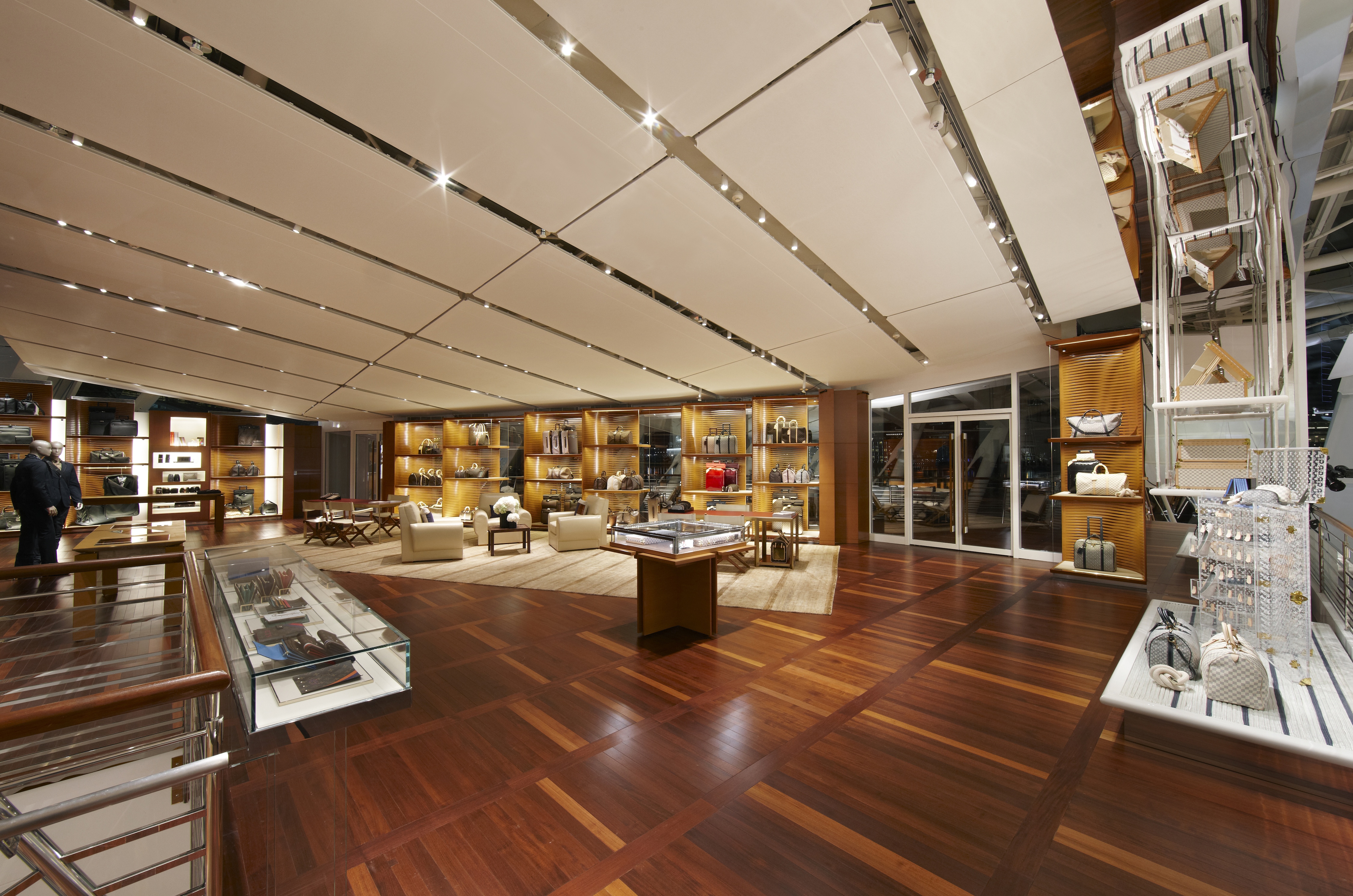 SEFAR® Architecture PTFE Fabric Gracefully Shades Louis Vuitton Flagship Singapore Store ...