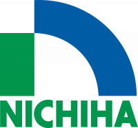 A green and blue version of Nichiha's corporate logo.
