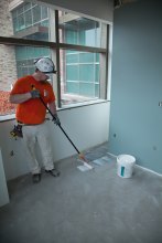TEC® Releasable Pressure Sensitive Adhesive was used with carpet tile.