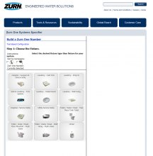 Screen Shot of Zurn One System Specifier